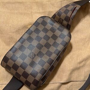 Louis Vuitton Damier Ebene Geronimo Crossboy Bag
